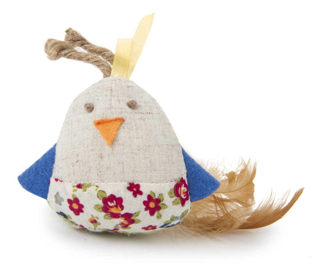 Petlinks Sweet Tweet, Plush, Electronic Bird Sound Cat Toy, Battery Powered