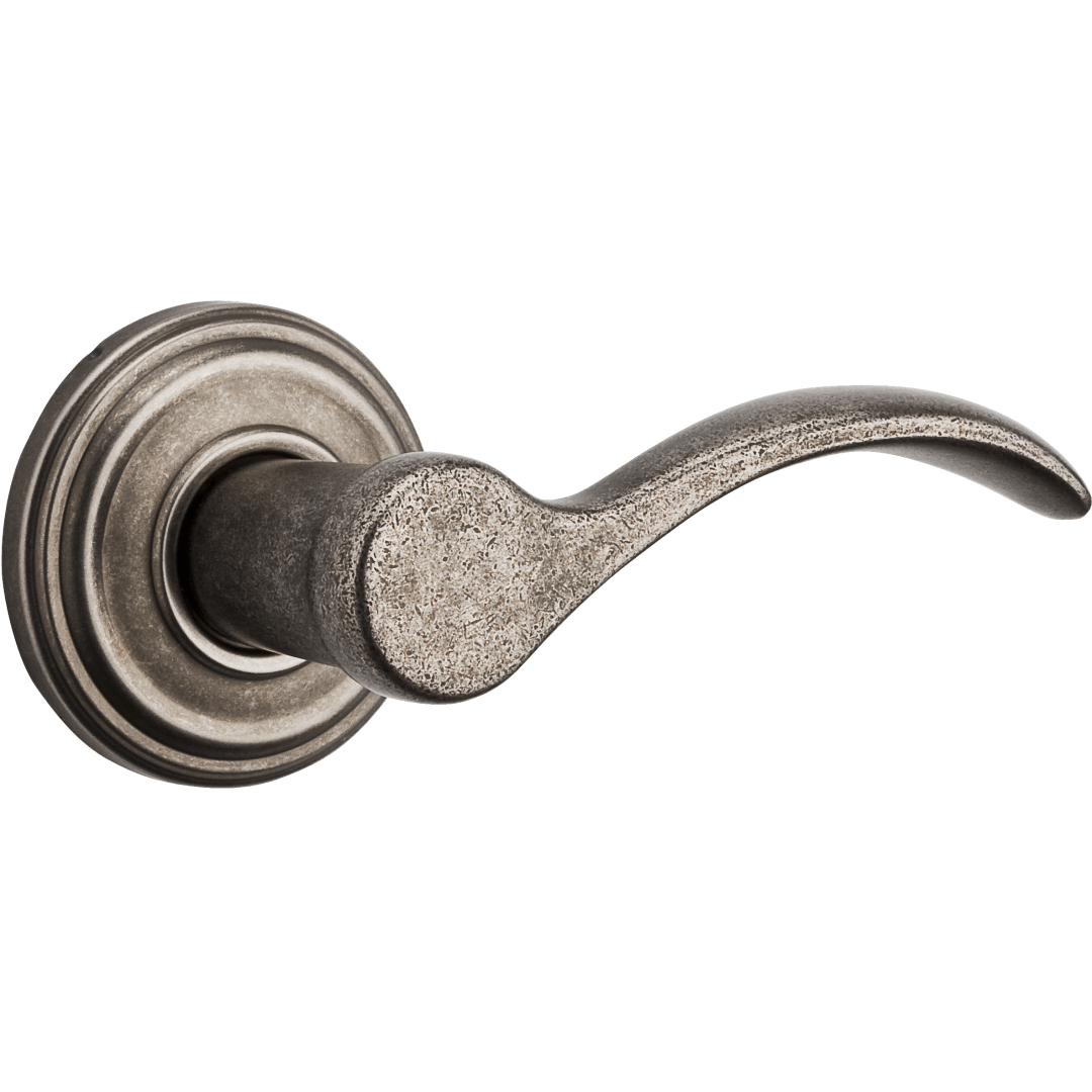 Pembroke Hall/Closet Lever in Rustic Pewter