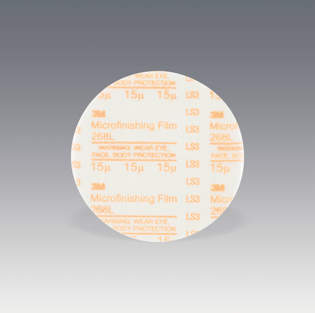 Disco Microabrasivo 3M™ Hookit™ 268L, Diâmetro 76mm, Furo 2,3M™m, grão 15 Micron