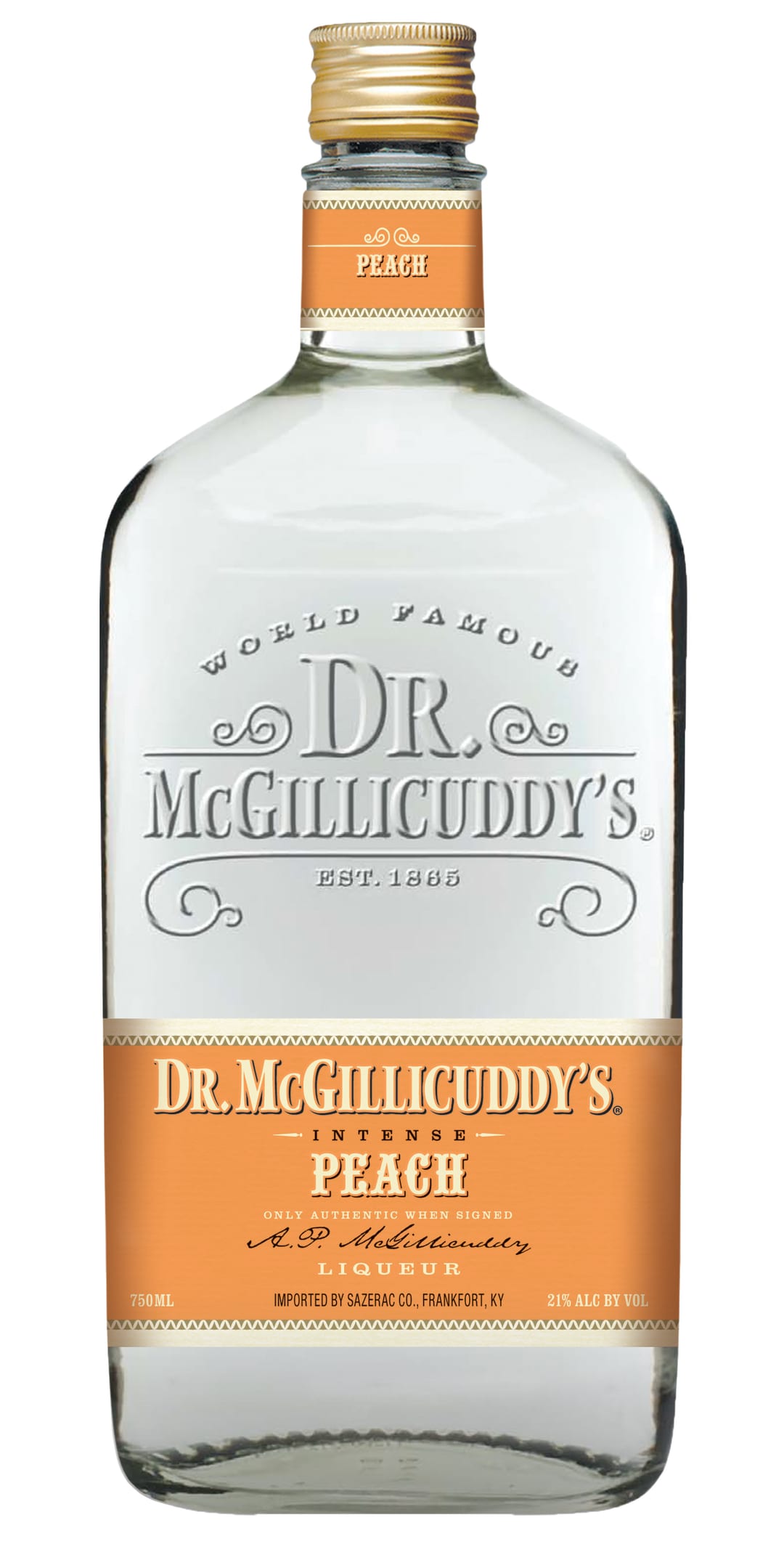 Dr. McGillicuddy's Peach Liqueur 750ml 42 Proof