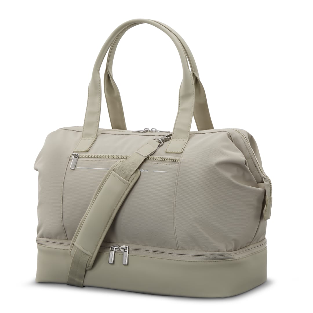 Companion Bags Drop Bottom Weekender - Limestone Grey