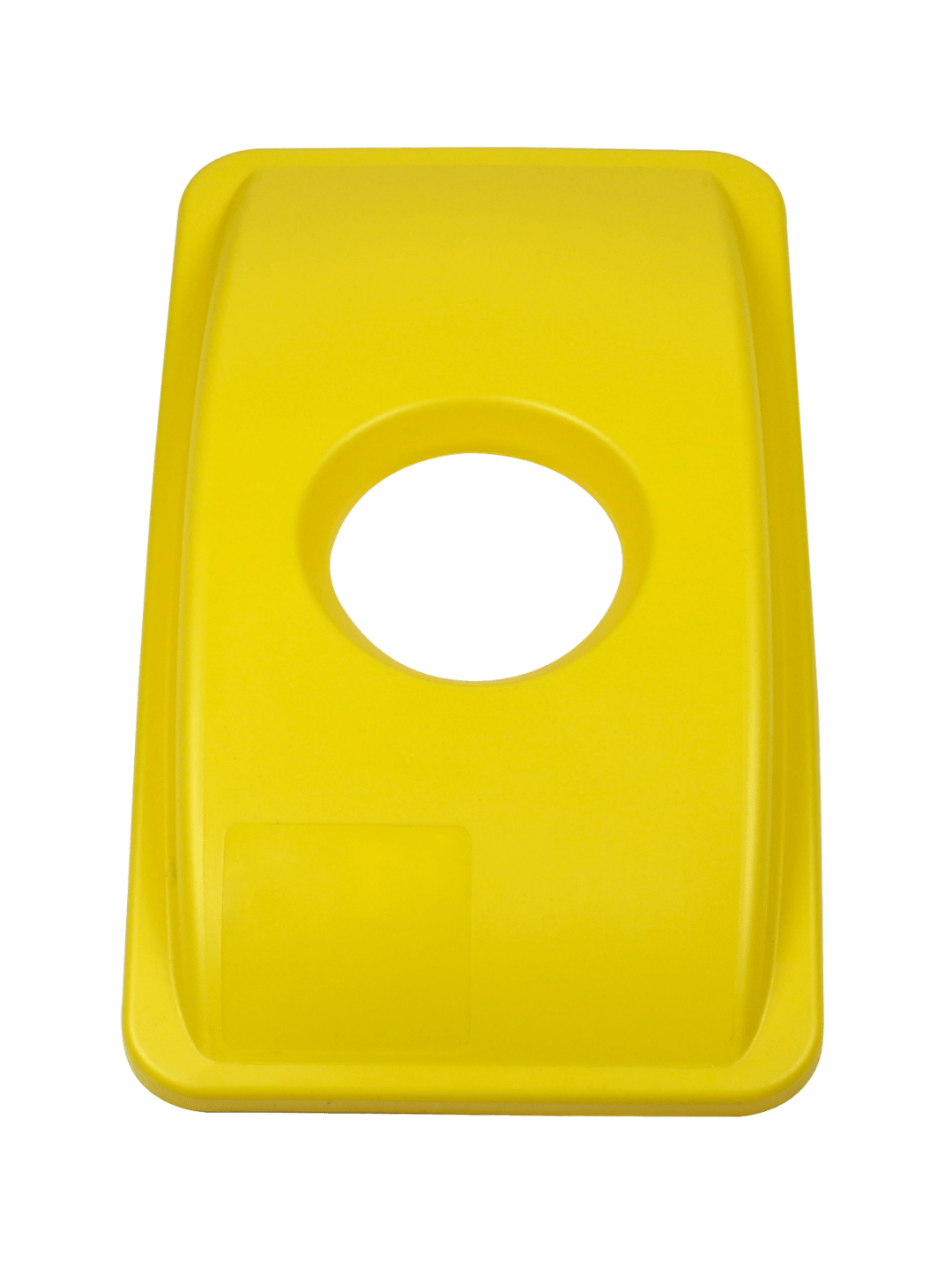  WASTE WATCHER - Single - Lid - Circle - Yellow