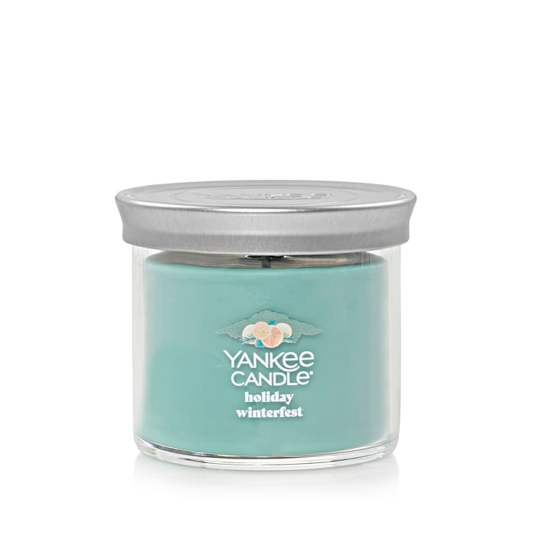 Yankee Candle Holiday Winterfest, 4.3 oz Small Tumbler Candle with up to 40 Hour Burn Time