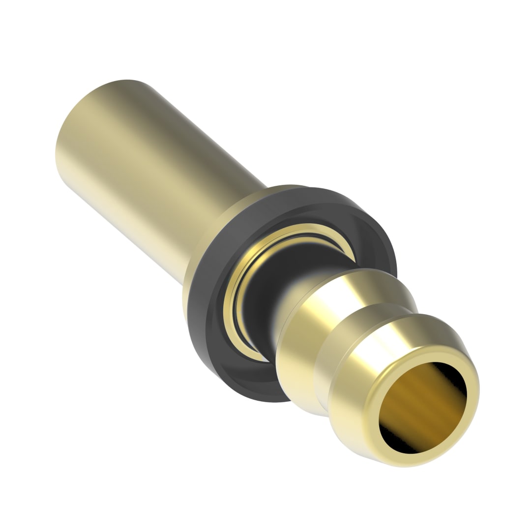 Aeroquip 1/2 Comp. Stem X 1/2 Push On Brass