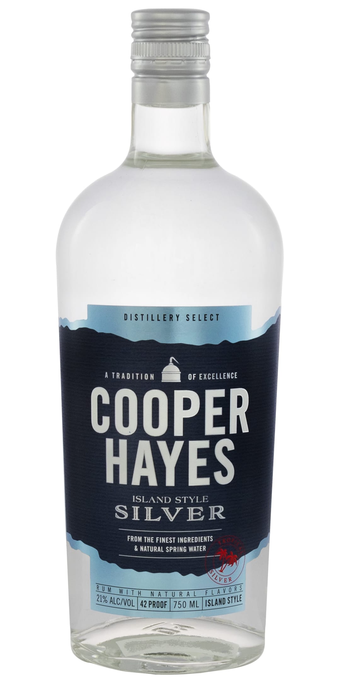 Cooper Hayes Silver Rum 750ml 42 Proof