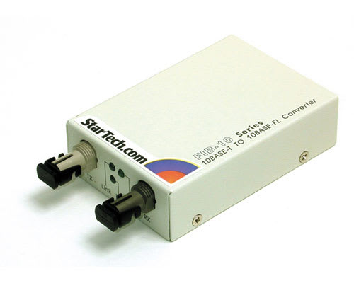 10 Mbps RJ45 to ST Fiber Media Converter