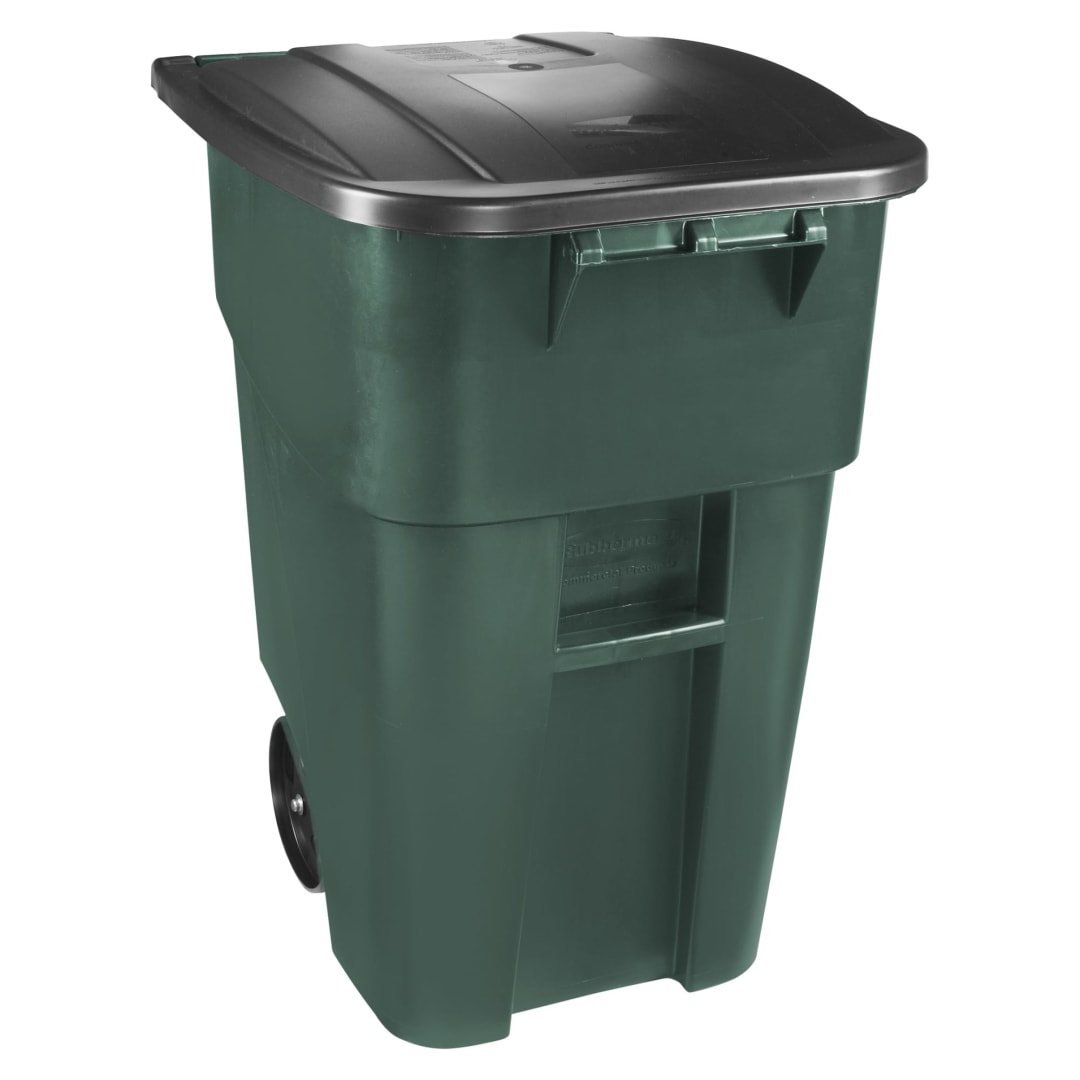 BRUTE® 50 Gal Rollout Container Green