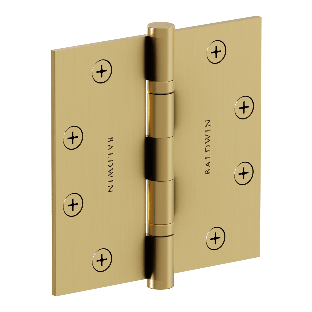 1046 4.5" Ball Bearing Hinge In Heirloom Brass