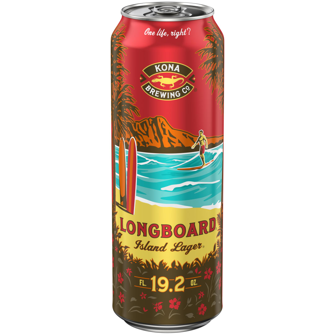 Kona Longboard Island Lager Beer 19.2 fl oz Can