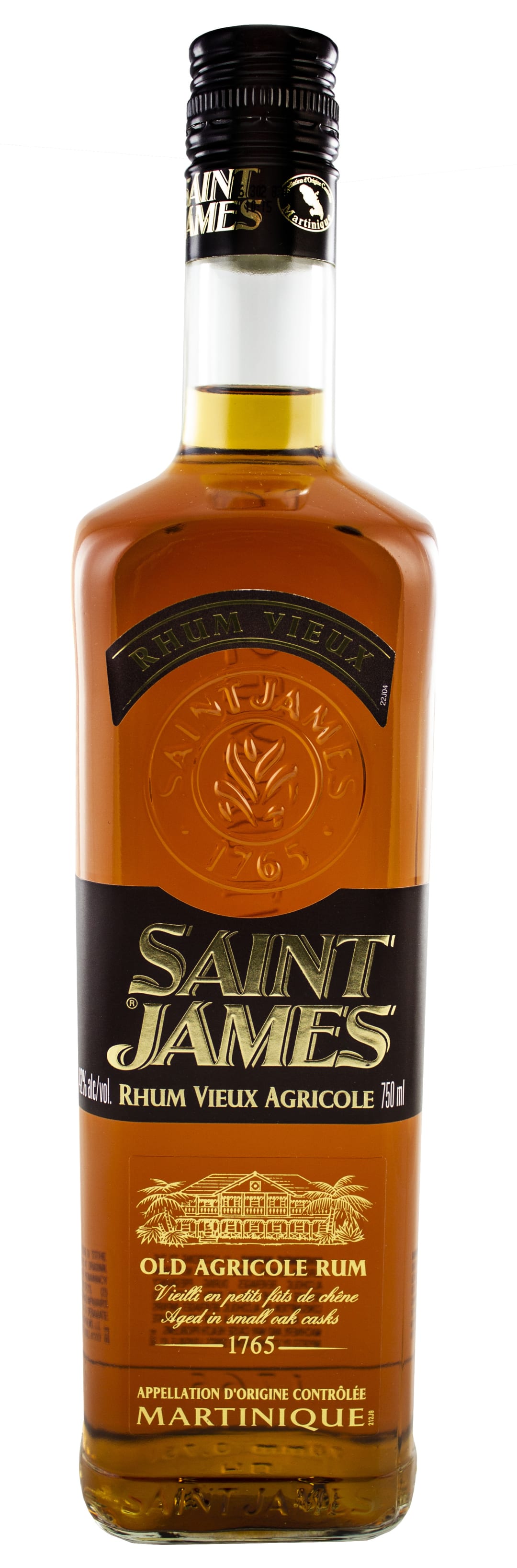 Saint James Old Agricole Rum 750ml 84 Proof