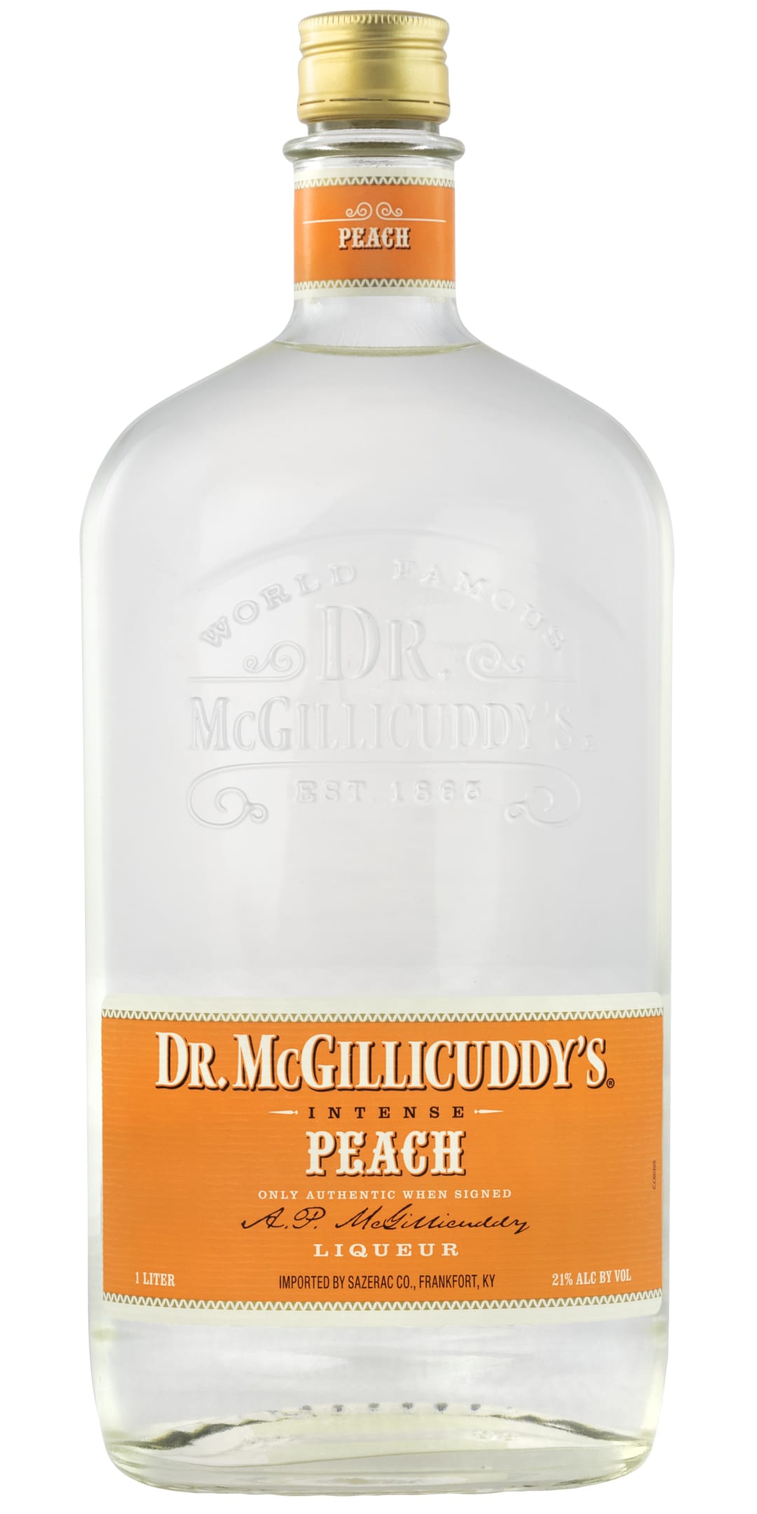 Dr. McGillicuddy's Peach Liqueur 1l 42 Proof