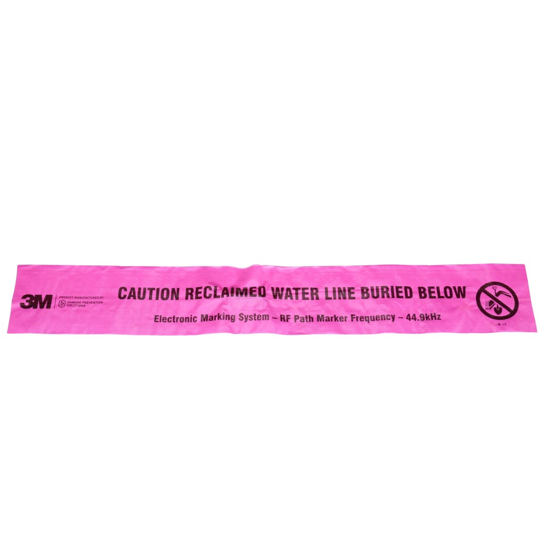 3M™ Electronic Marking System (EMS) Gefahrenwarnband 7908, violett, 152 mm, RCWater, 152-m-Rolle, 1 Packung