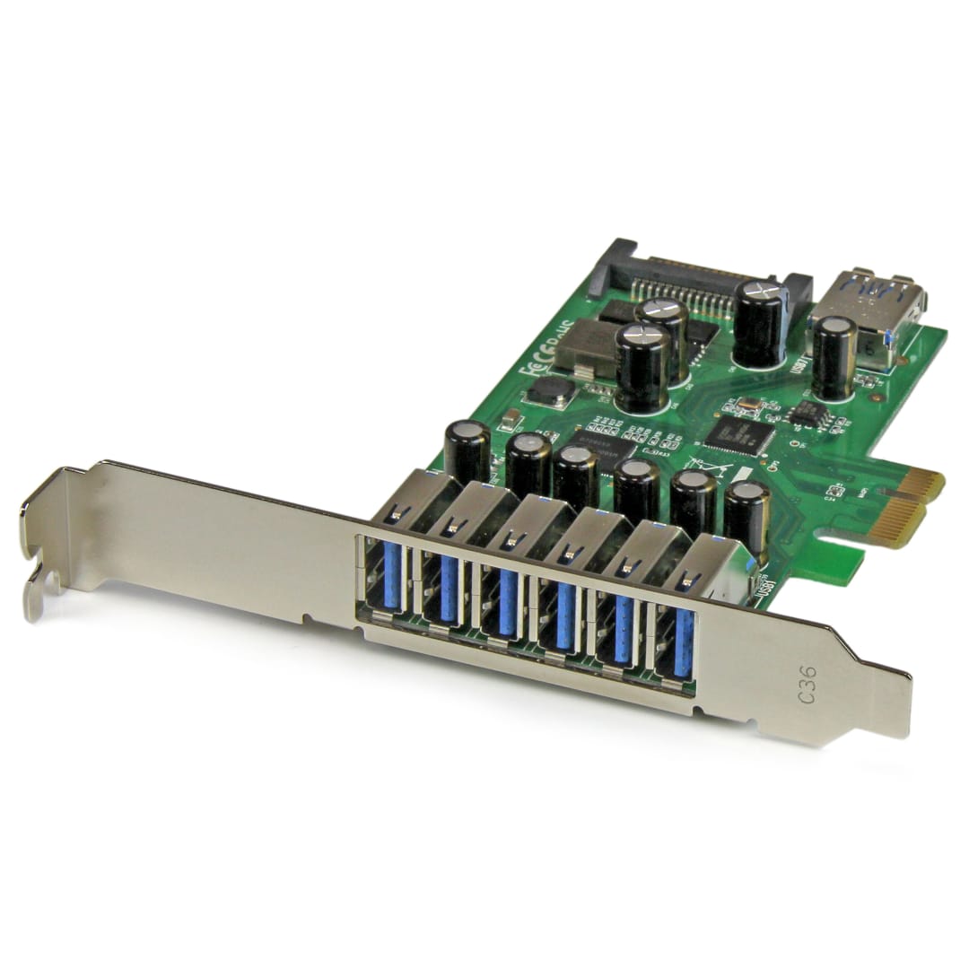 7-Port PCI Express USB 5Gbps Card w/ UASP