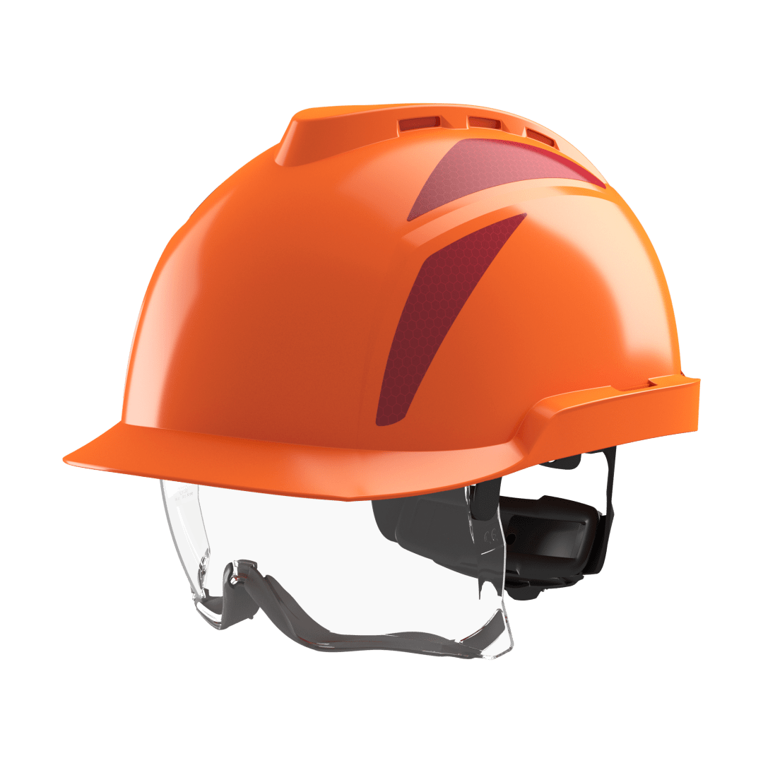 V-Gard® 930 Non-Vented Safety Helmet with Integrated Over Spectacles