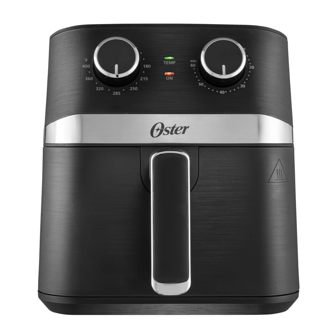 Oster 4.2-Qt. Manual Air Fryer, Compact Air Fryer with Removable Tray, Manual Time and Temperature Controls