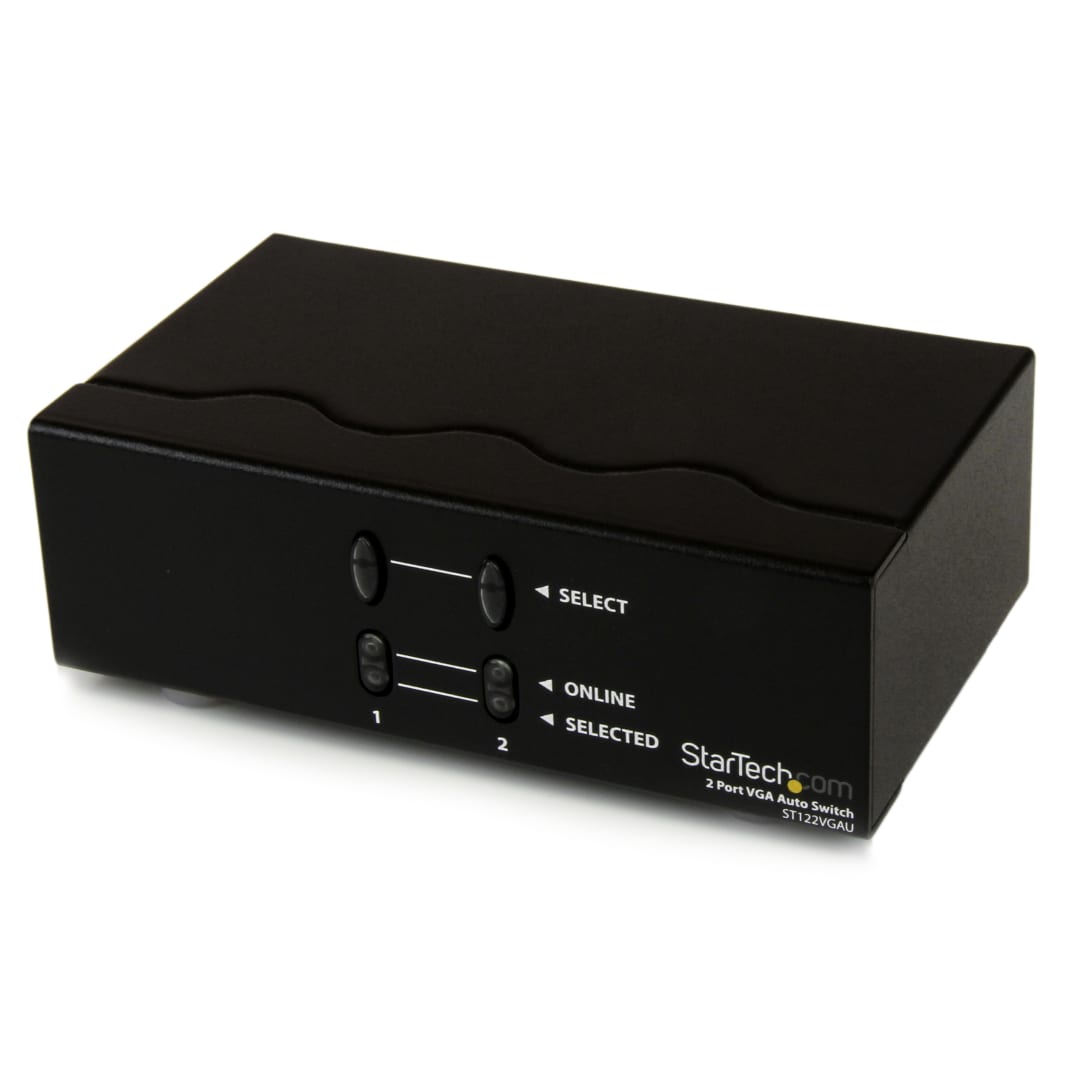 2 Port VGA Auto Switching Video Switch