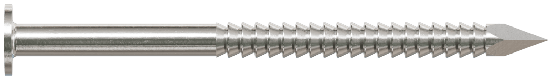 Simpson Strong-Tie T6ACN1 Common Nail, Annular Ring Shank — 2-in. x .120-in. Type 316 Stainless Steel (1 lb.) (Pack of 800)