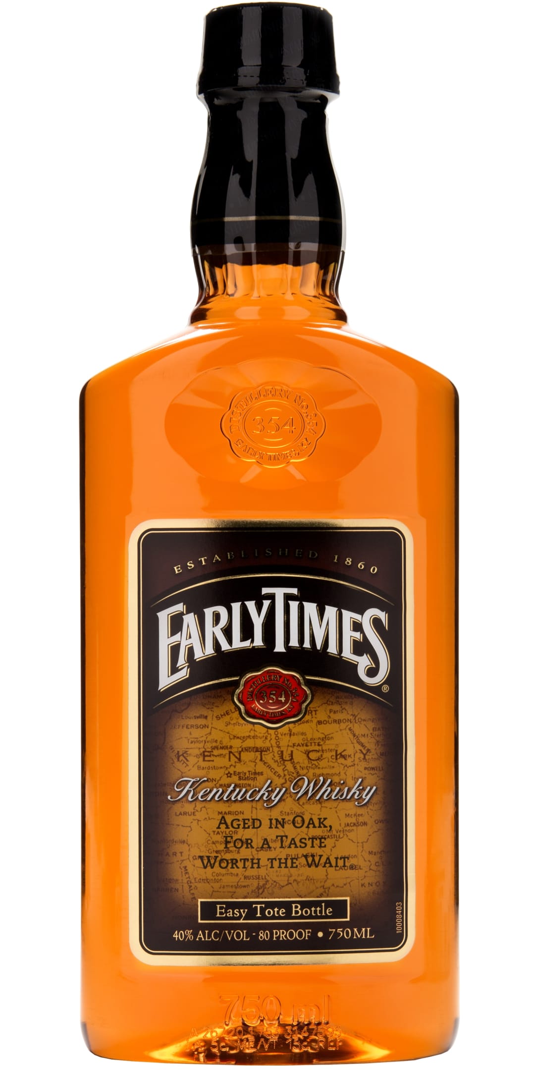 Early Times Kentucky Whisky 750ml Traveler Bottle 80 Proof