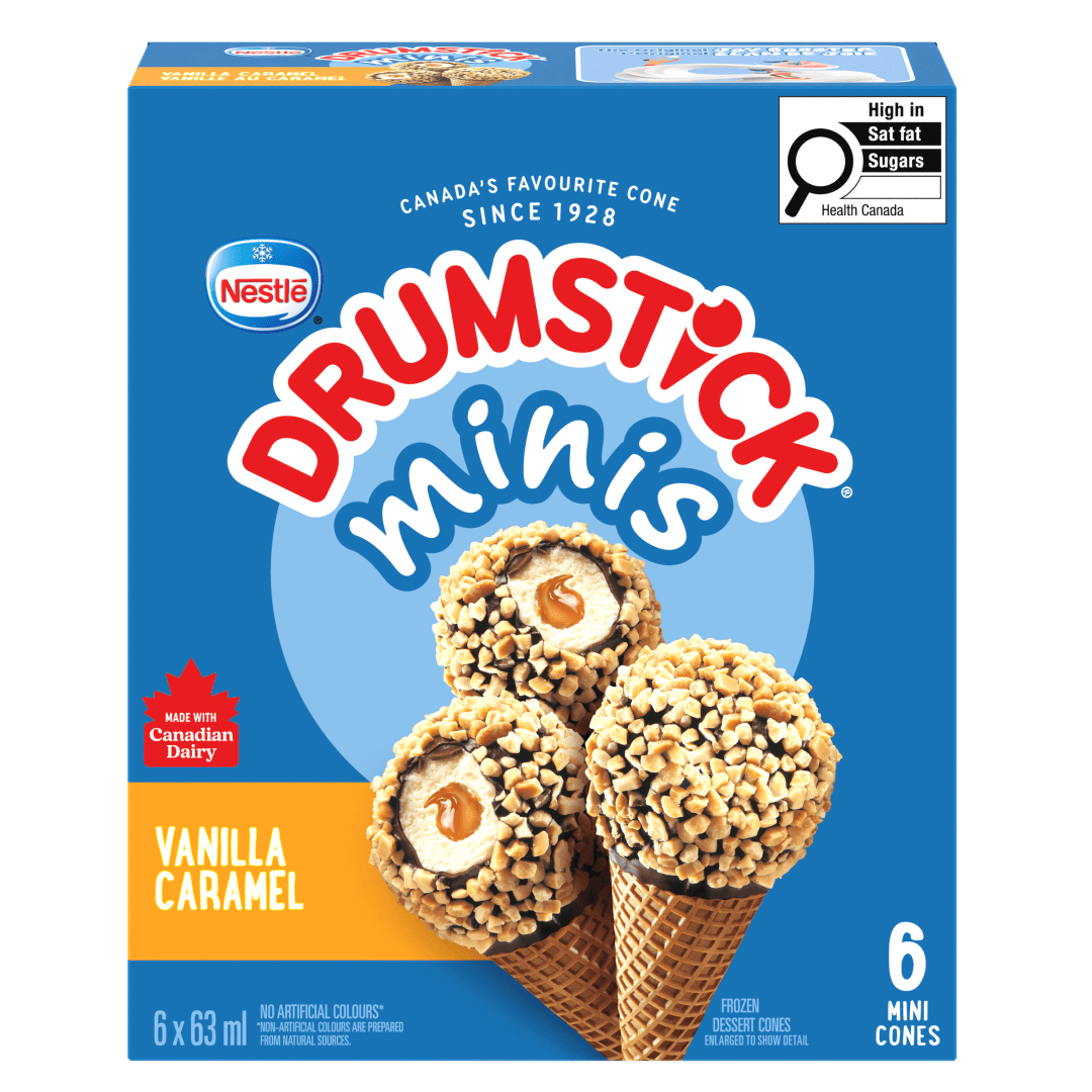 DRUMSTICK Minis Van Caramel 8(6x63ml) CA