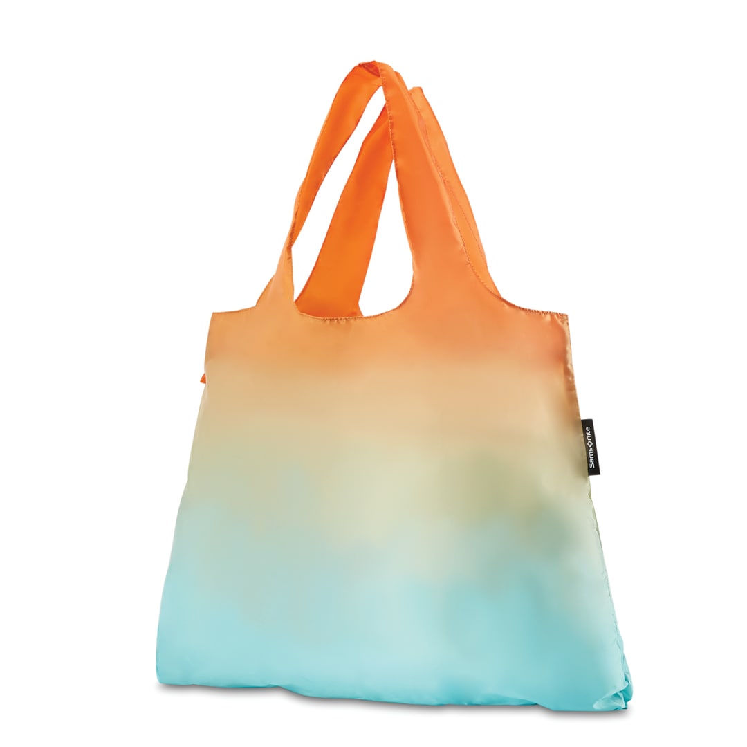 Organization Acc Foldable Shopping Bag T - Blue/Orange Ombre