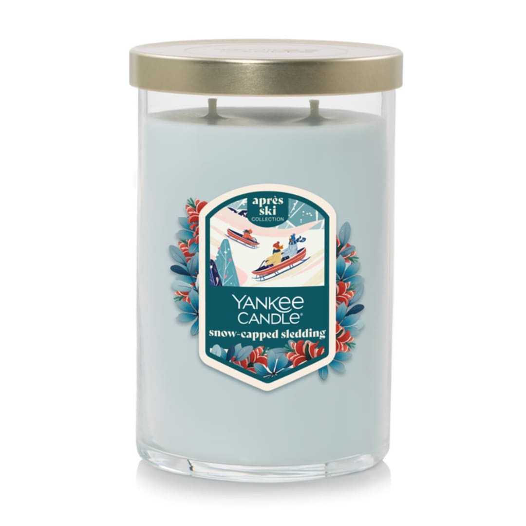 Yankee Candle Snow-Capped Sledding Large Tumbler Scented Candles, 20 oz