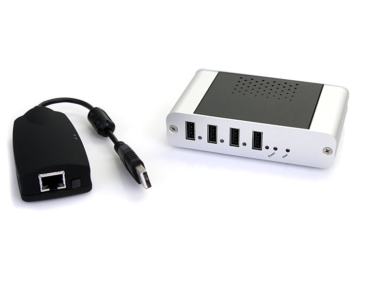 4 Port USB 2.0 Extender over CATx