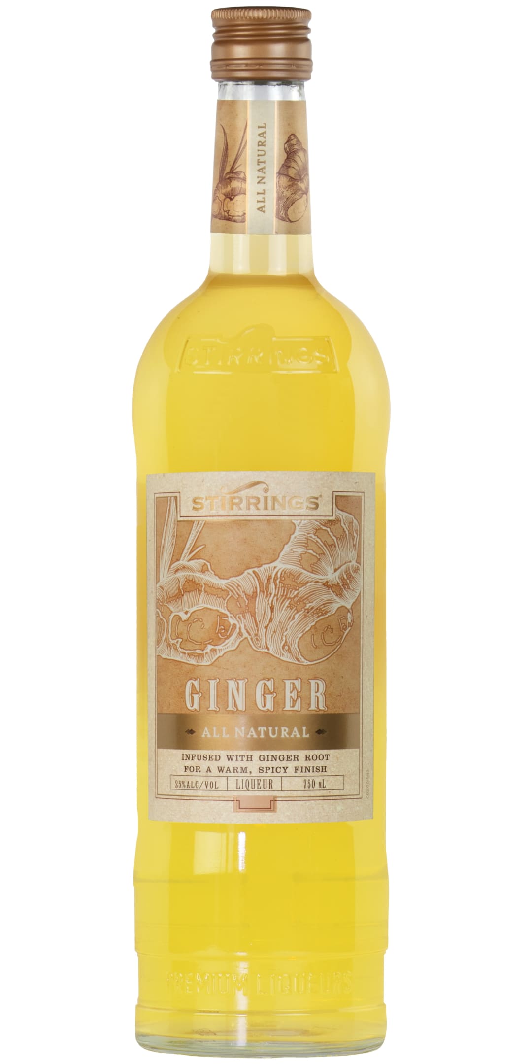 Stirrings Ginger Liqueur 750ml 50 Proof