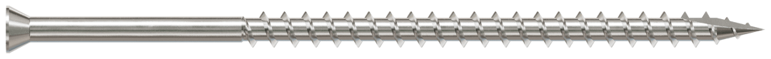 Simpson Strong-Tie S09400FB1 Trim-Head Screw, Square Drive — #9 x 4 in. #2 SQ, Type 305 (1 lb.) (Pack of 600)
