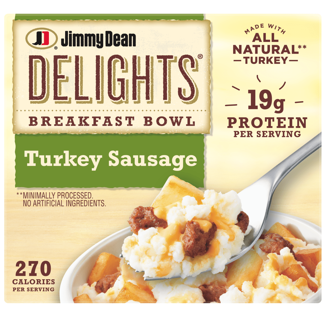 Jimmy Dean Delights Breakfast Bowl, Turkey Sausage, Frozen, 7 oz Bowl