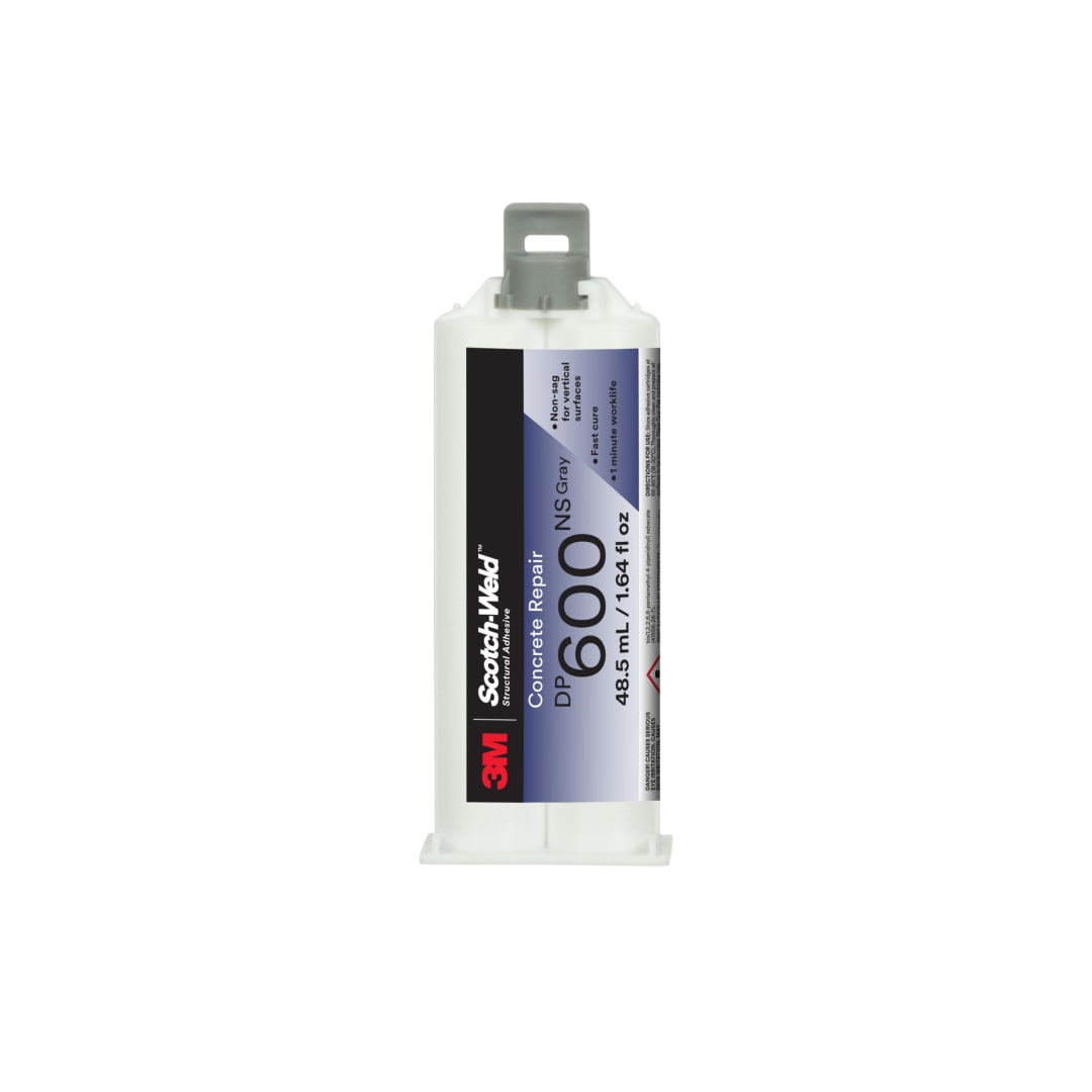 3M™ Scotch-Weld™  Kendi Kendine Düzleşen Üretan Yapıştırıcı DP600, Gri, Self-Leveling, 48.5ml Duo-Pak