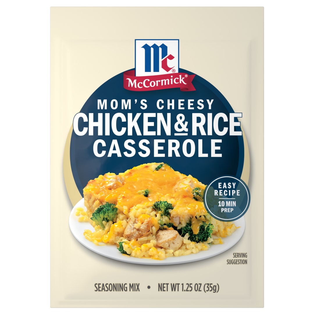 McCormick® Mom's Cheesy Chicken & Rice Casserole Seasoning Mix, 1.25 oz