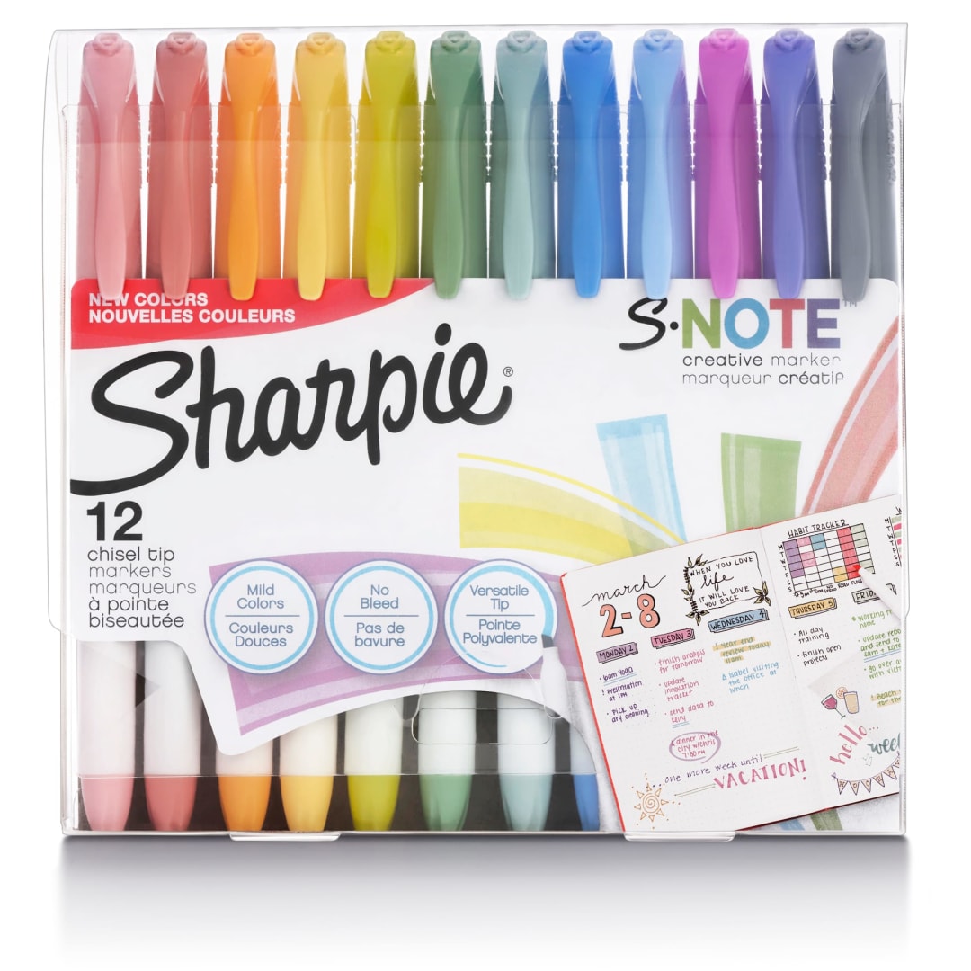 SHARPIE S-NOTE 12CT ASST CF V2 REPACK