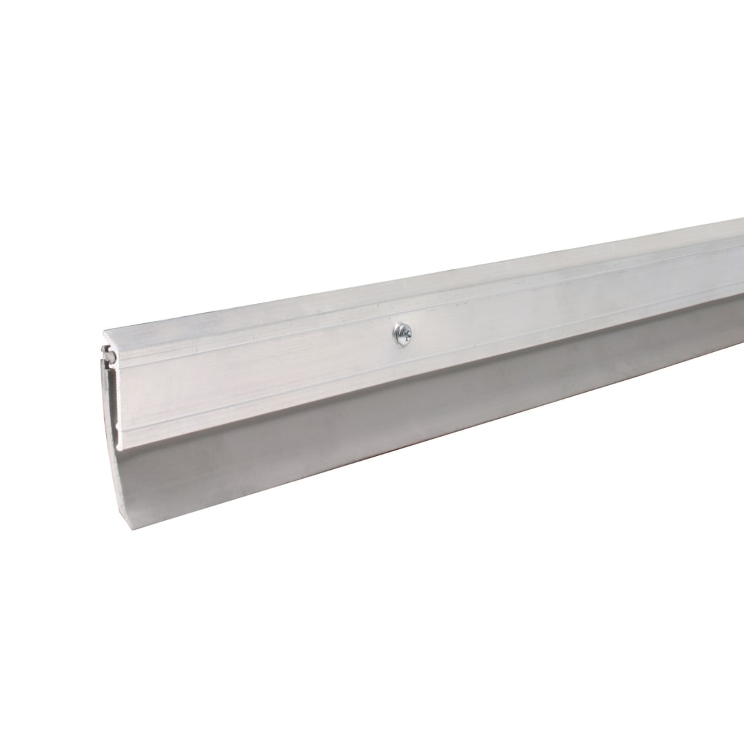 05413 - 48 in. Silver Aluminum and Vinyl Heavy-duty Screw-on Door Sweep