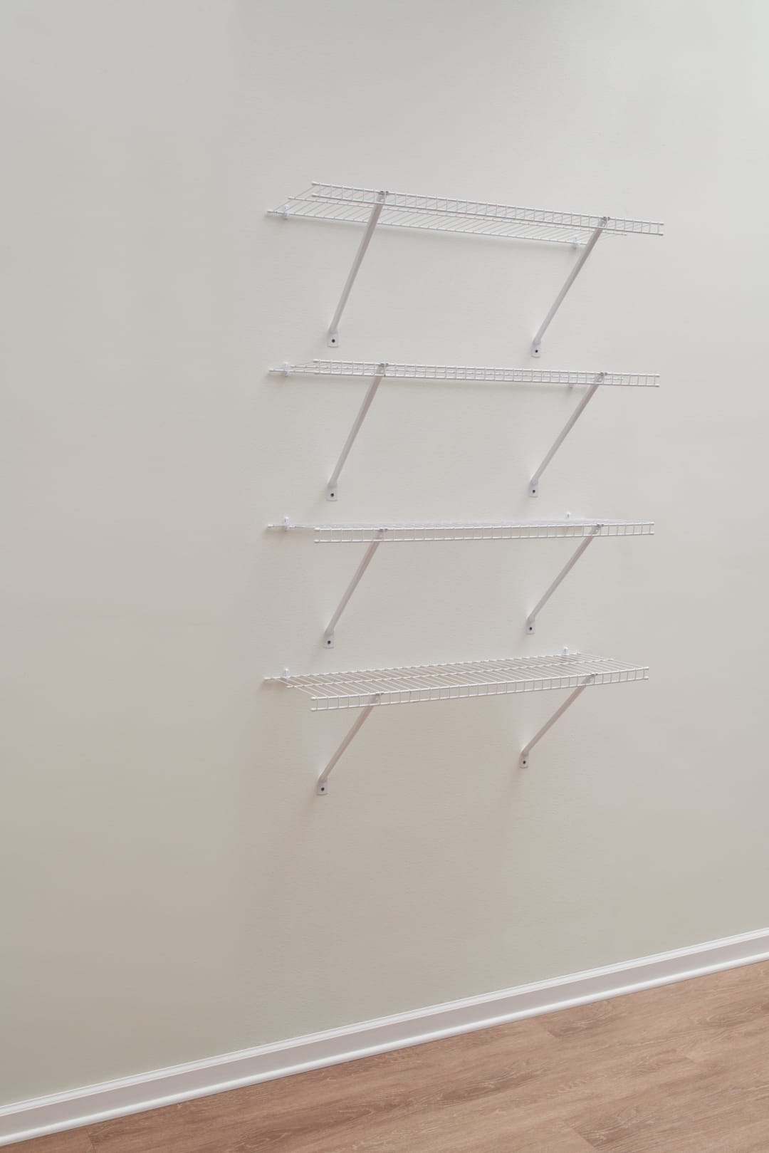 36 IN LINEN CLOSET KIT DM - WHT