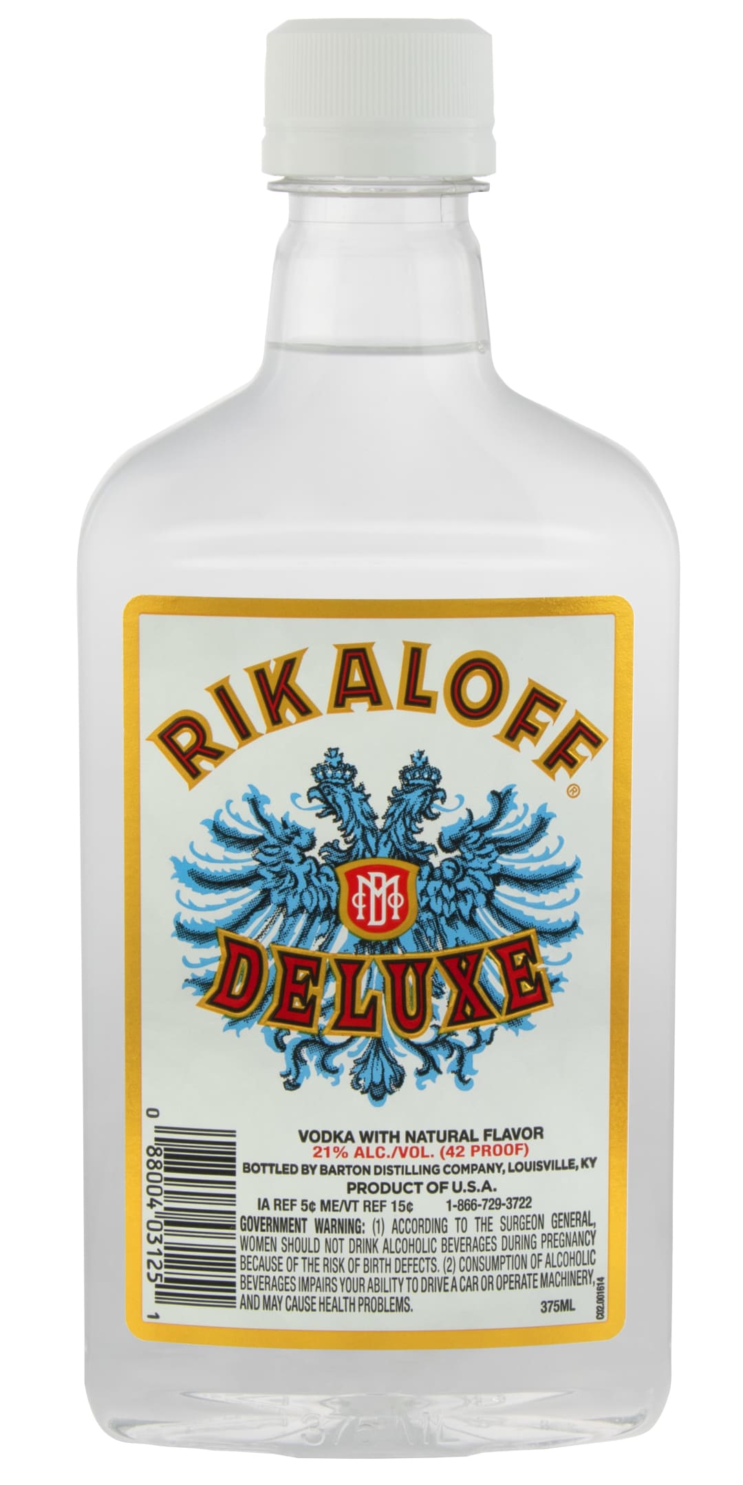 Rikaloff Vodka 375ml 42 Proof