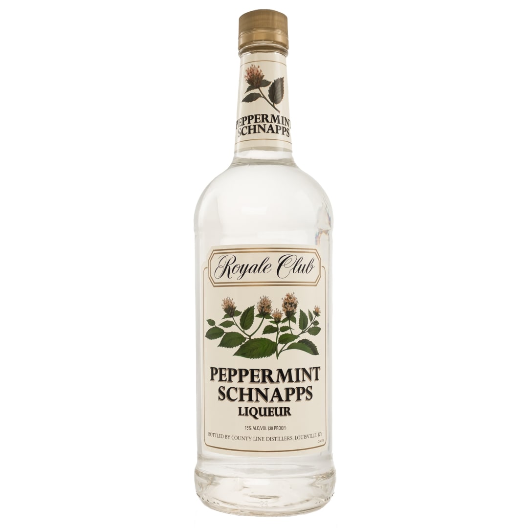 Royale Club Peppermint Schnapps Liqueur 1l 30 Proof