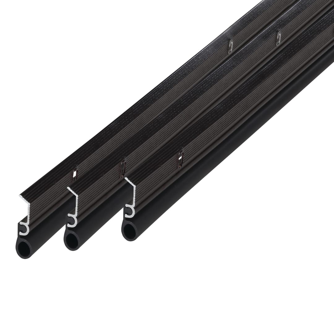 01156 - Bronze Aluminum and Vinyl Screw-on Top and Sides Door Seal Kit