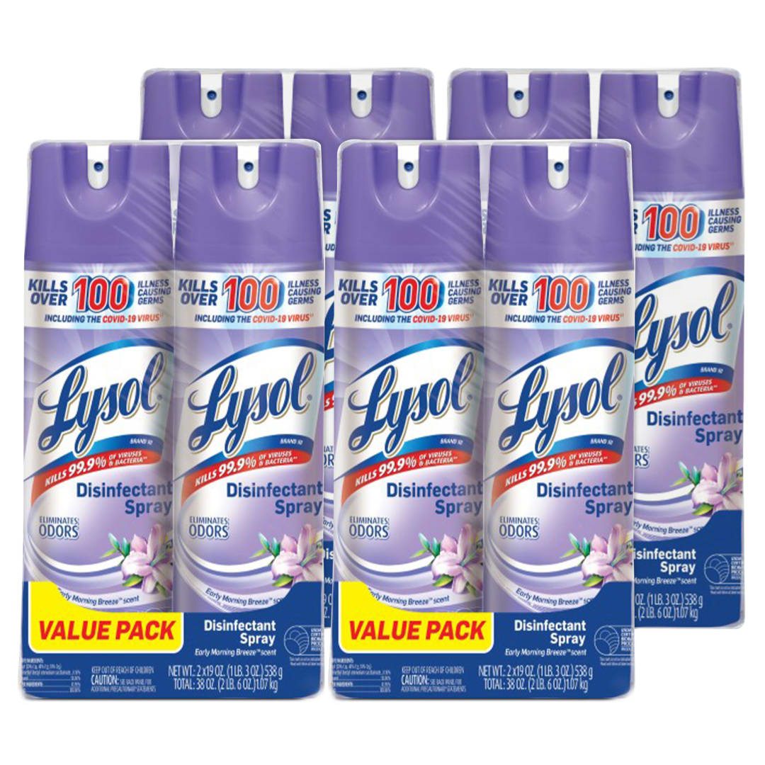 LYSOL® Disinfectant Spray - Early Morning Breeze® 4/(2x19) oz.