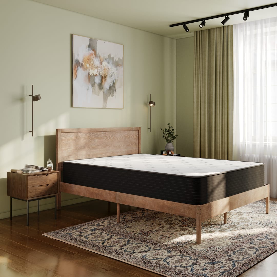 Dream Cooling Gel 12 Inch CertiPUR-US Certified Foam and Pocket Spring Hybrid Mattress, Queen Mattress in a Box