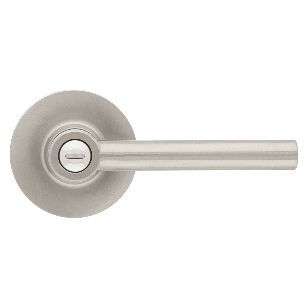 Reminy Privacy Lever in Satin Nickel