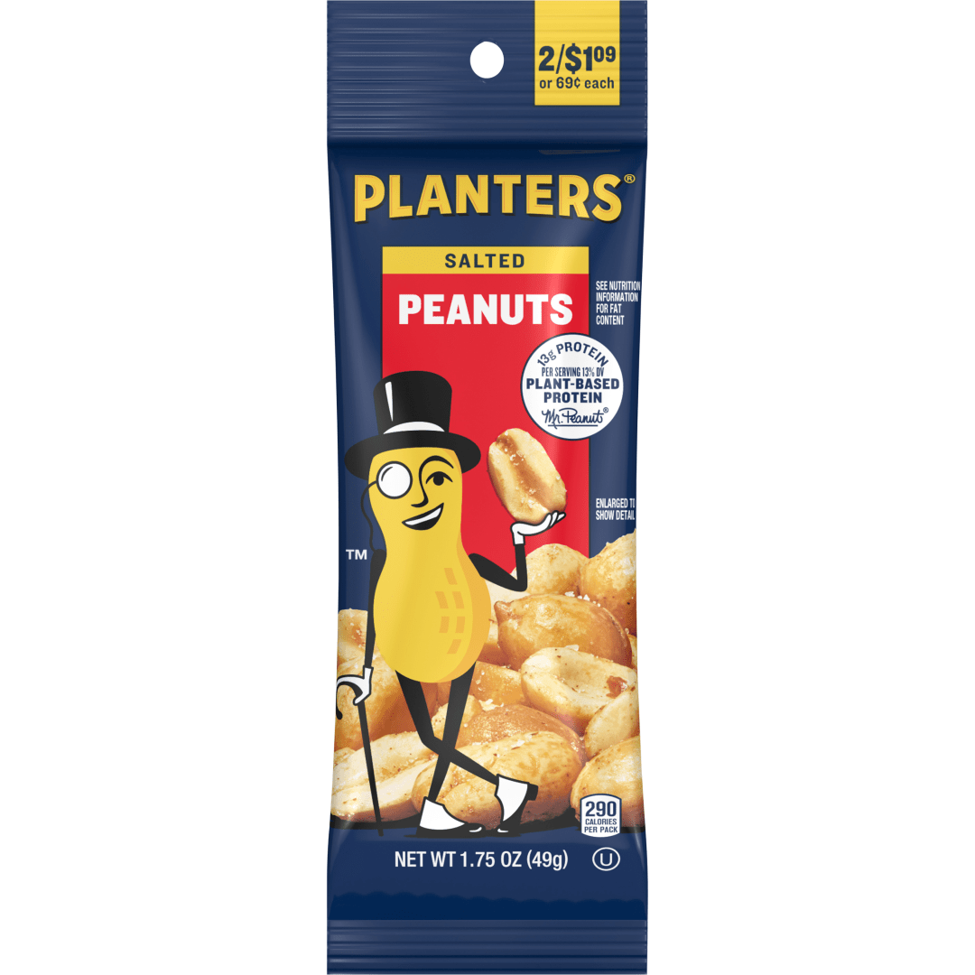 PLANTERS Tube Nuts Salted Peanuts