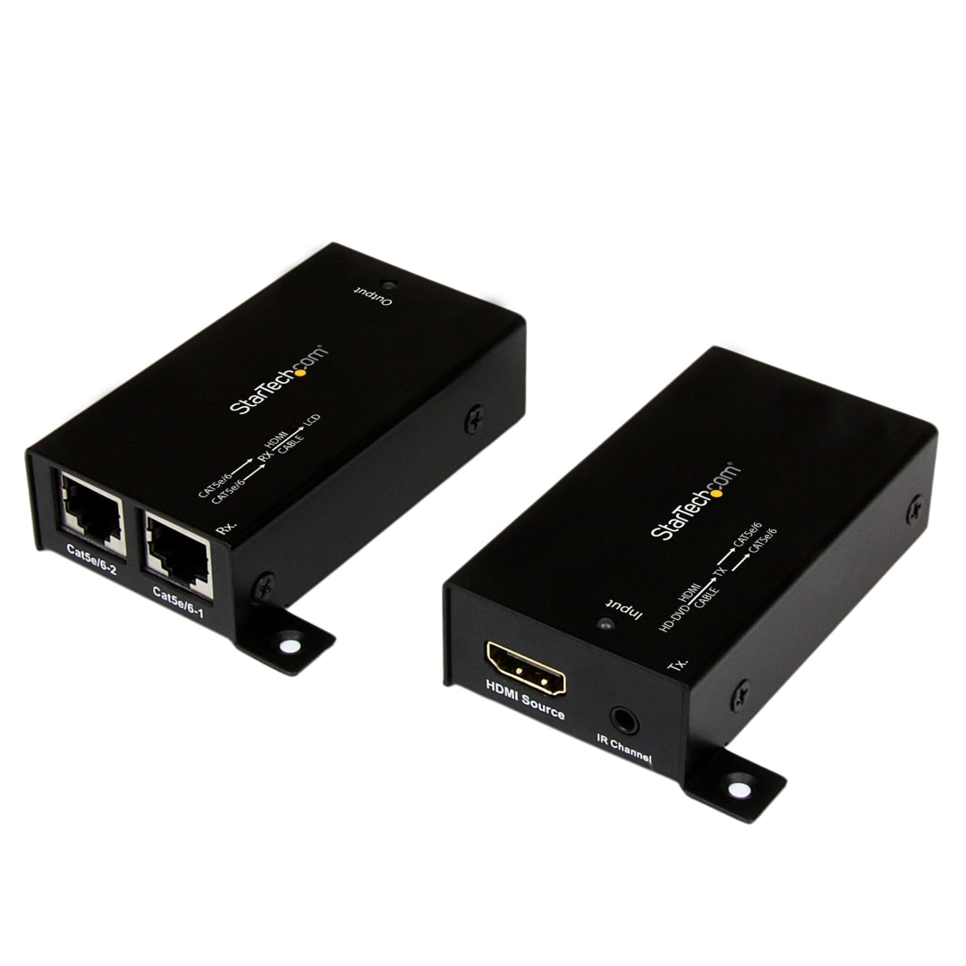 HDMI Over CAT 5 / CAT 6 Extender -100ft Power Free