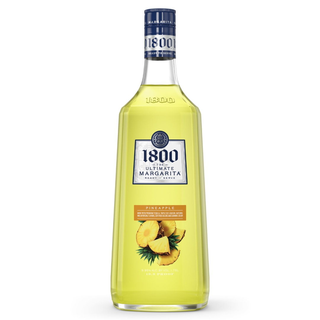 1800 Tequila Ultimate Pineapple Margarita Ready to Drink Tray 1.75L