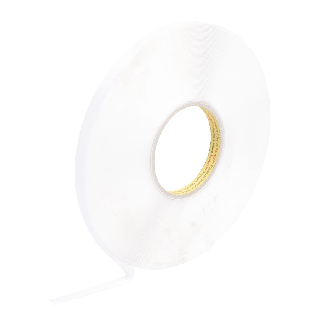 3M™ Çift Taraflı Sentetik Köpük Bant 4614F, Şeffaf, 600 mm x 33 m, 0.8 mm