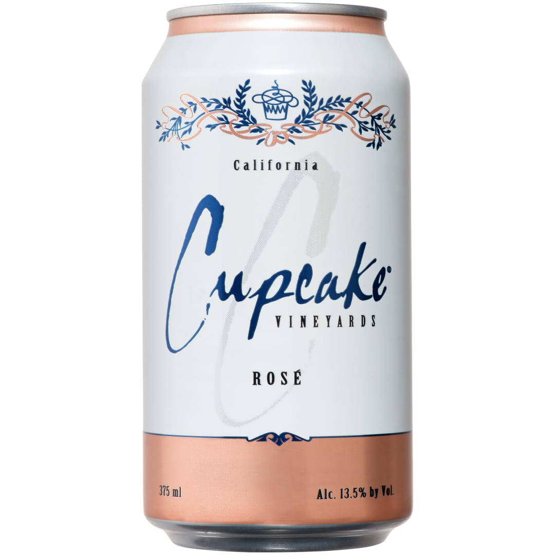 Cupcake® Vineyards Rosé Wine, 375mL Can