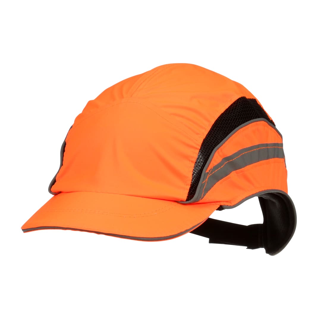 3M™ First Base™ 3 Protinárazová čiapka 2021874, klasická, vysoká viditeľnosť, oranžová, skrátený šilt, 55 mm, 20 EA/Case