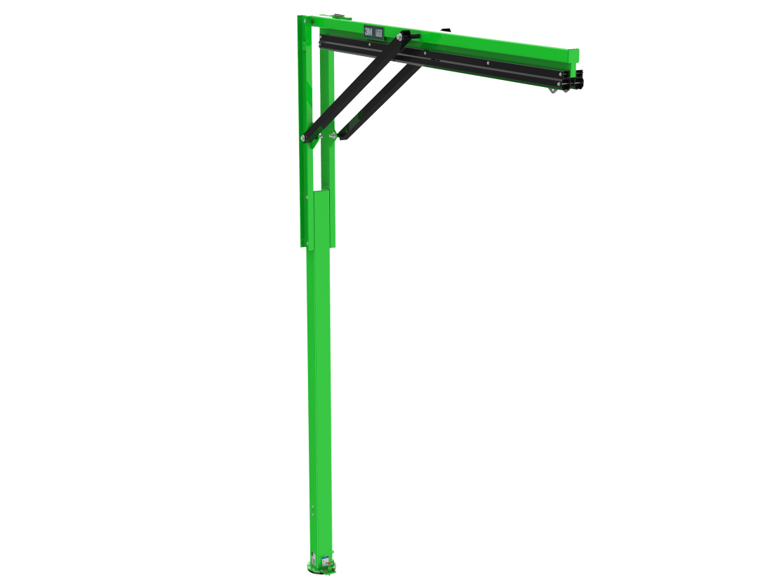 3M™ DBI-SALA® FlexiGuard™ M200 Modular Jib Semi-Fixed Height Mast Anchor, 2 User, 4.6–6.1m Height, 3.7m Width, 8530902