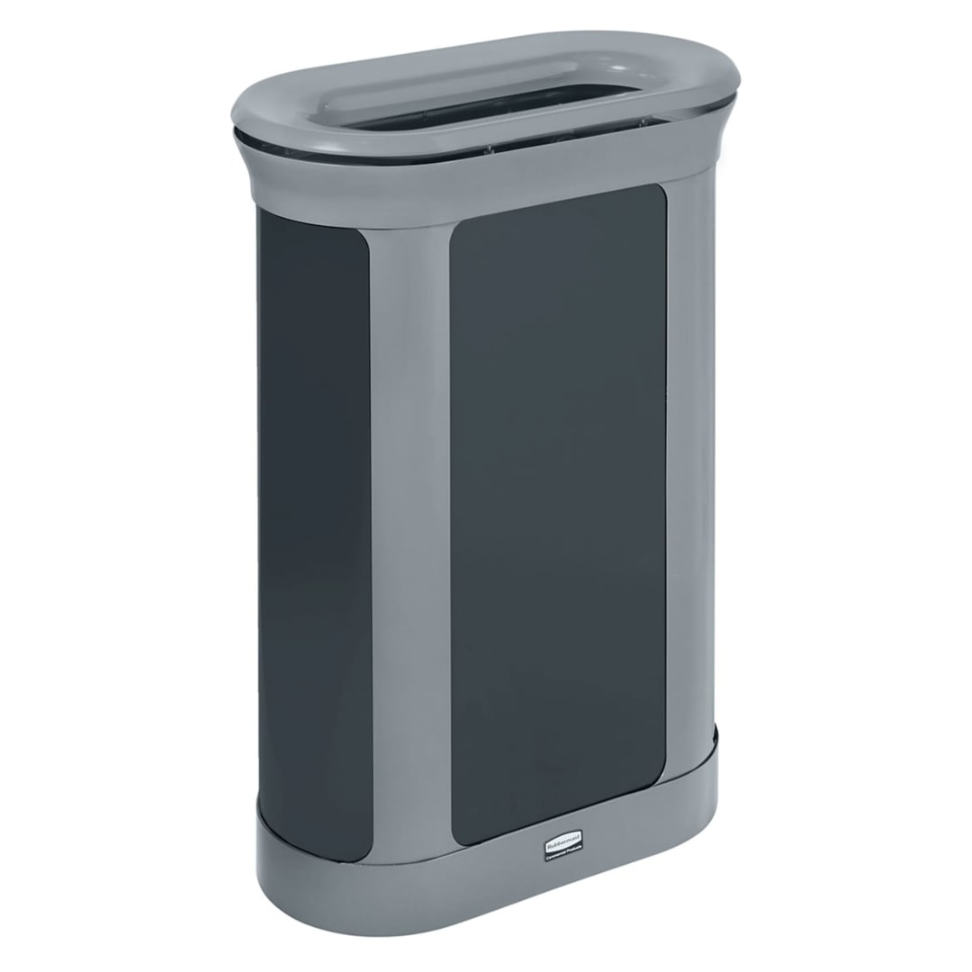 Rubbermaid Commercial Products Enhance 13 GAL Pill, Pearl Gray/Umbra Gray