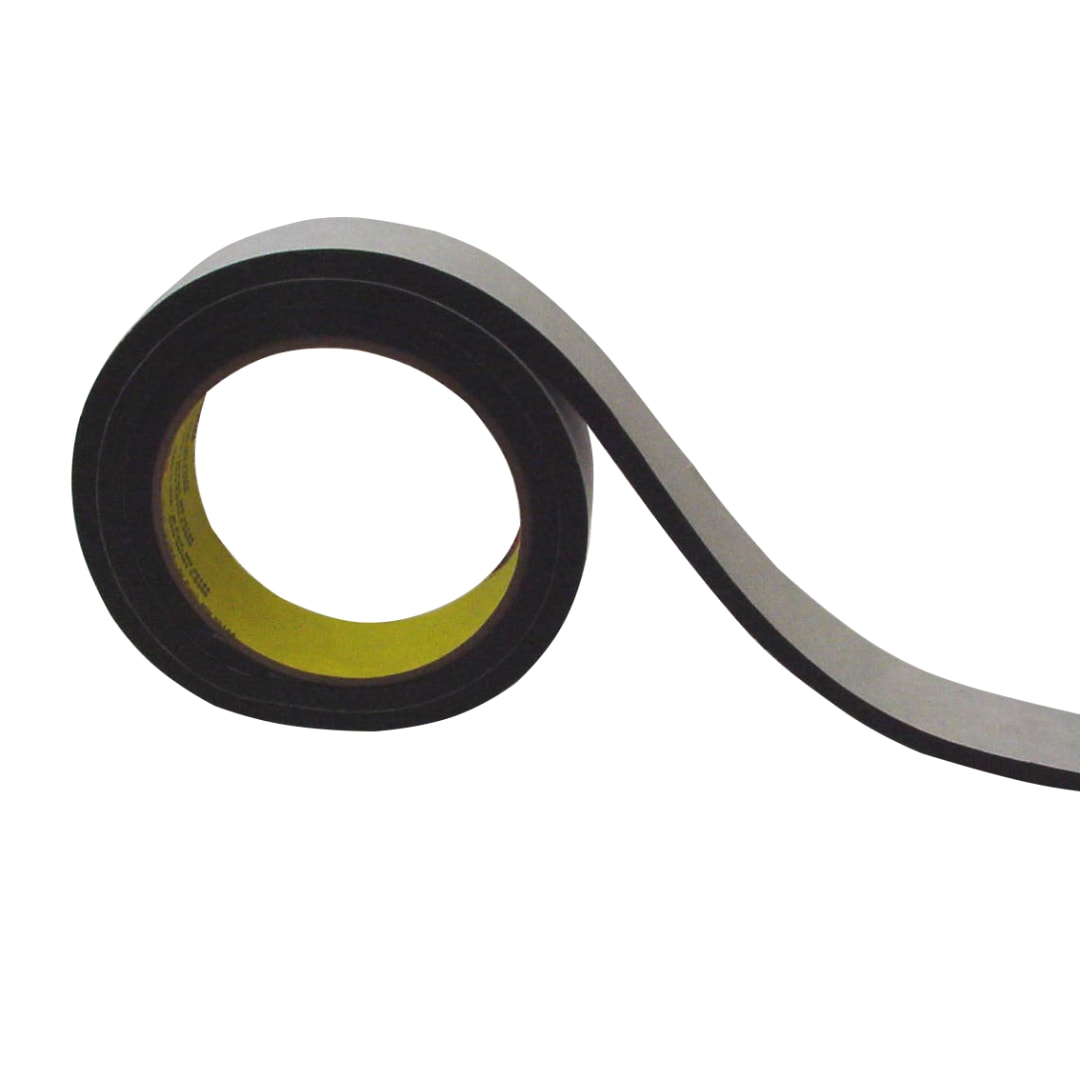 3M™ Vinyl Foam Tape 4714, Black, 25 mm x 16.5 m, 6.4 mm