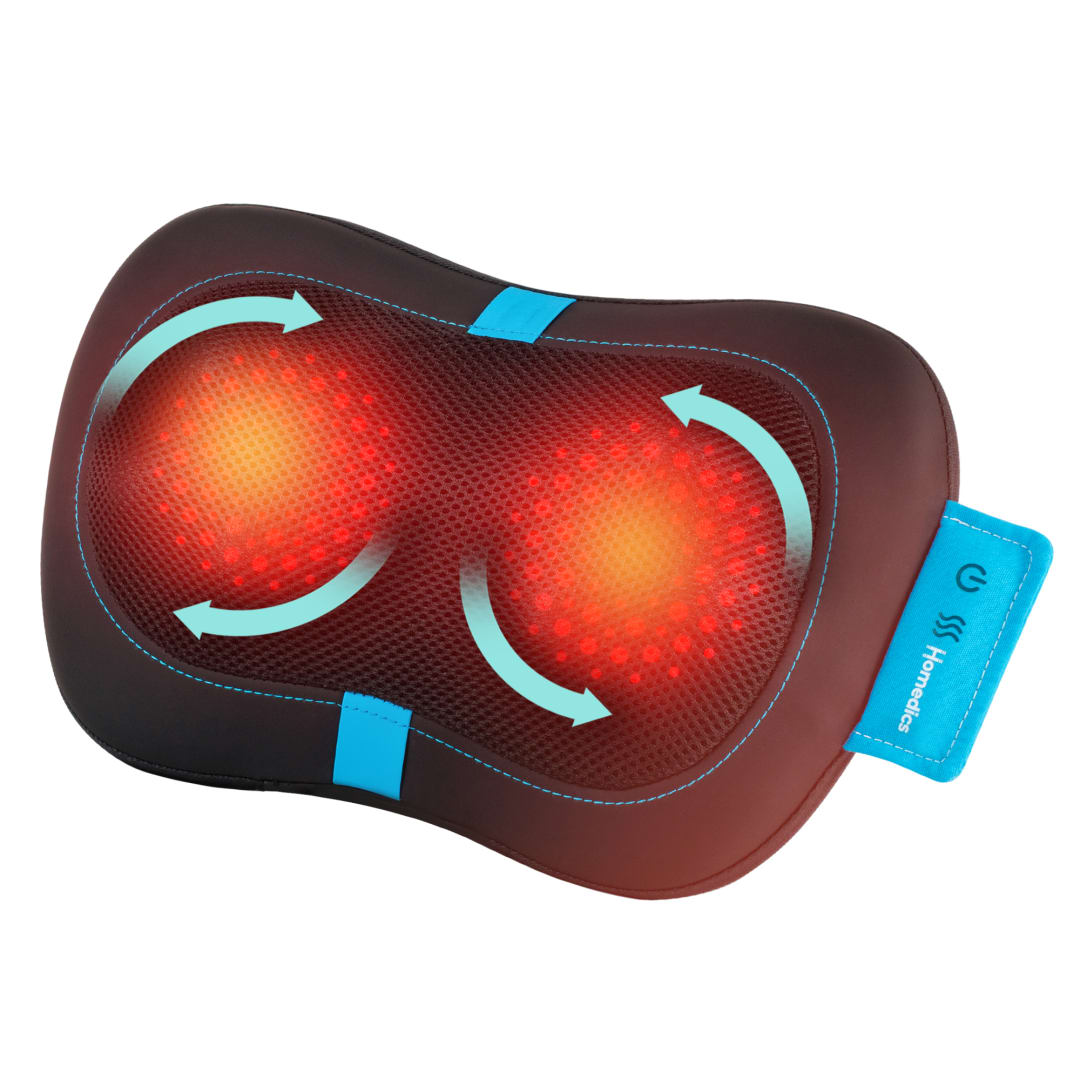 Homedics Portable Shiatsu Pillow with Soothing Heat